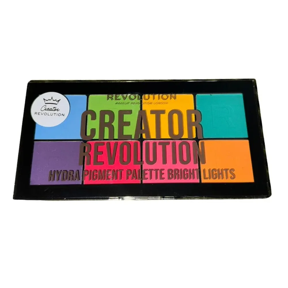 Makeup Revolution Creator Hydra Pigment Palette 🎨 Bright Lights | NIB | Vegan